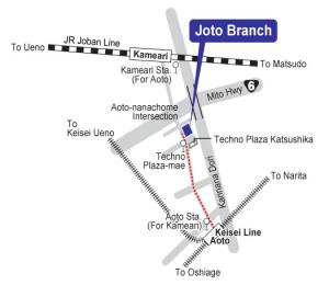 Map of Joto Branch