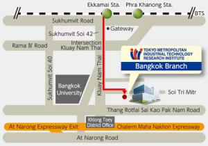 Map of Bangkok Branch