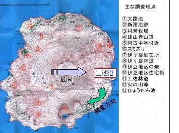 三宅島の地図