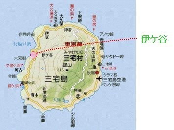 伊ケ谷地区の地図