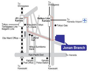 Map of Jonan Branch
