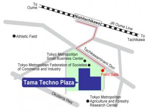 Map of Tama Techno Plaza