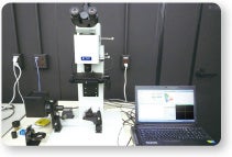 顕微分光測定装置の写真