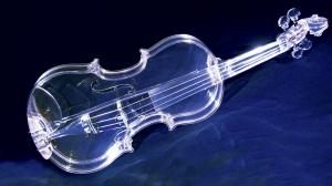 透明バイオリン
