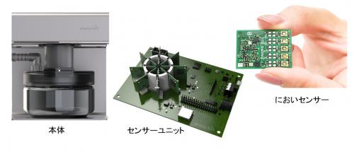 におい測定・可視化（アロマコーダーV2）