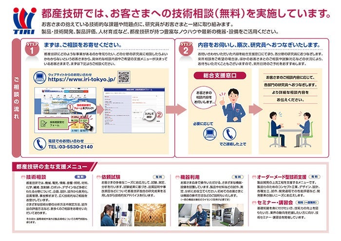 技術相談ご利用ガイド中面